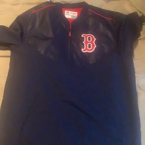 Majestic Boston warmup pullover.